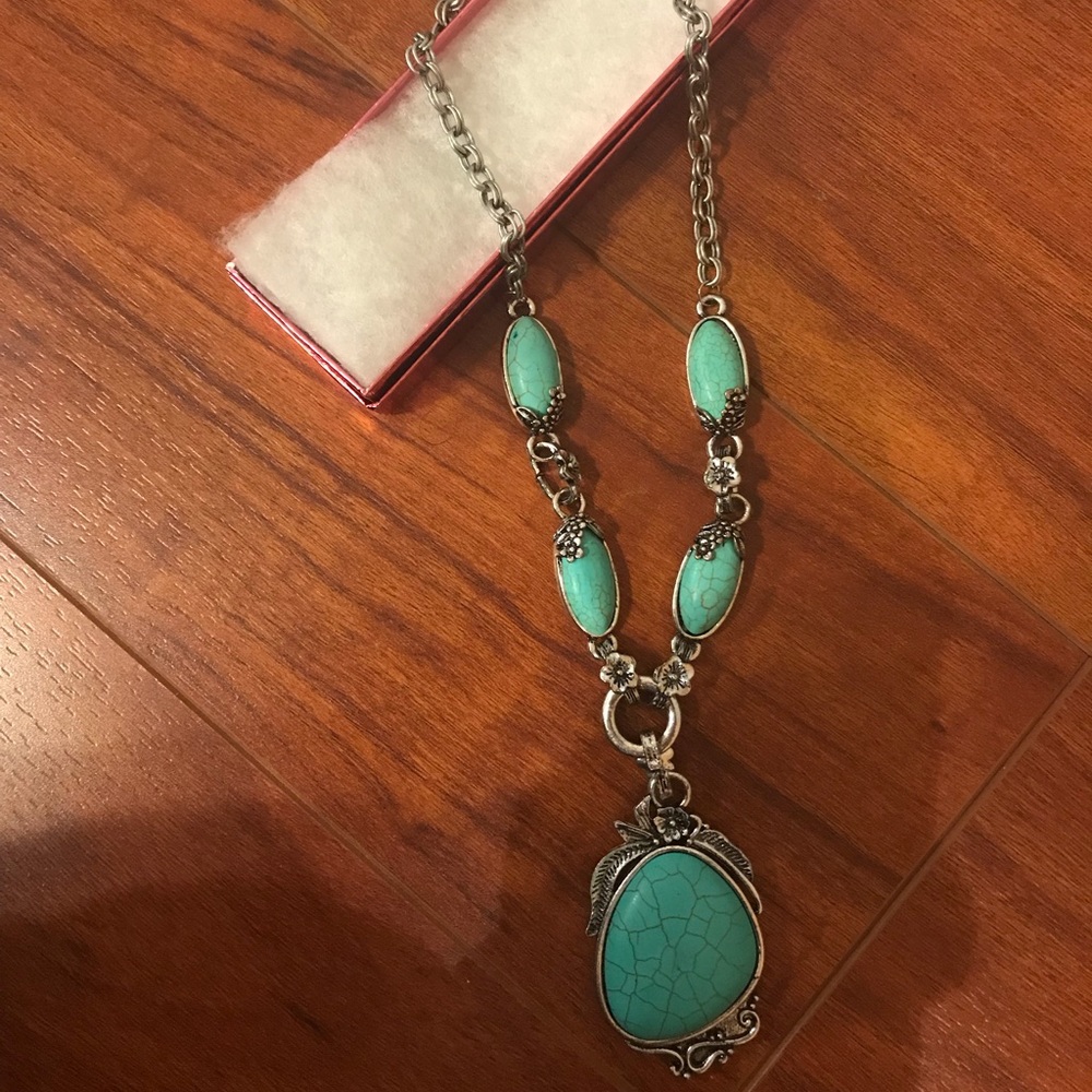 Turquoise Statement Necklace